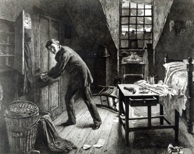 The Road to Ruin, engraved by L. Flameng, 1878 by William Powell Frith